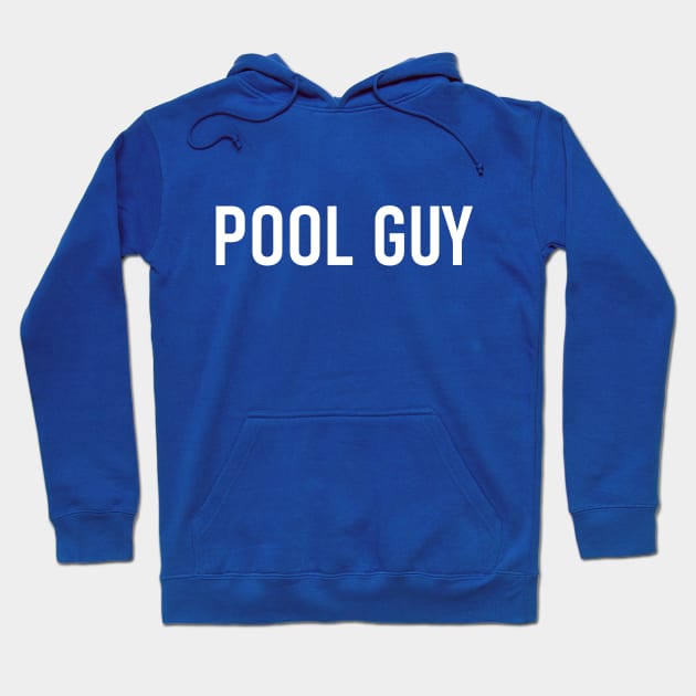 Pool Guy - Funny Swimming Hoodie by Celestial Mystery